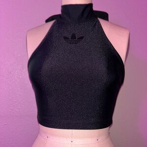 Adidas Women's Black Crop Top